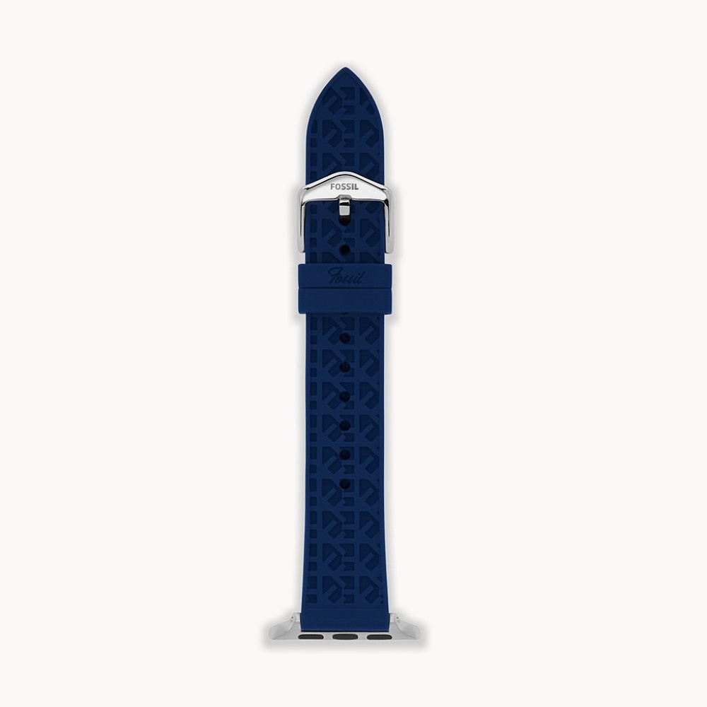 NBIB Fossil 38MM/40MM/41MM BLUE SILICONE BAND FOR APPLE WATCH®